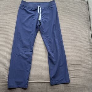 FIGS Technical Collection Pants Mens Large Navy Blue Drawstring Scrub Medical